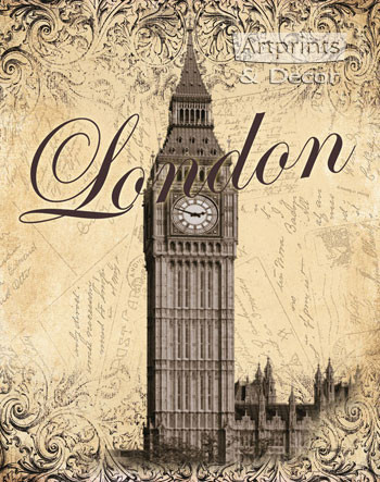 London by Todd Williams - Framed Art Print