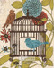 Birds & Blooms IV by Todd Williams - Framed Art Print