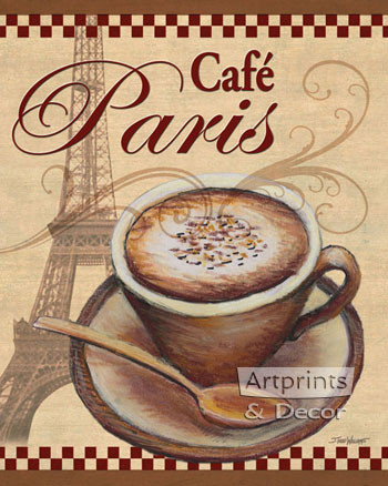 Paris Cafe by Todd Williams - Framed Art Print