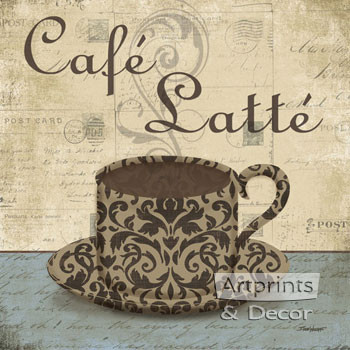 Cafe Latte by Todd Williams - Framed Art Print