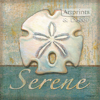 Serene Shell by Todd Williams - Framed Art Print