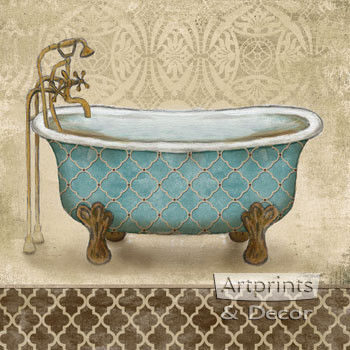 Lattice Bath II by Todd Williams - Framed Art Print