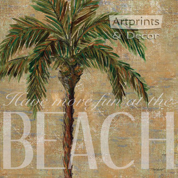 Beach Palm by Todd Williams - Framed Art Print