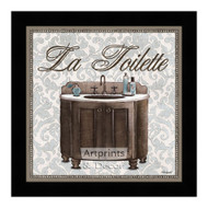 *LaToilette Square - Framed Art Print