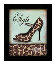 *Giraffe Shoe - Framed Art Print