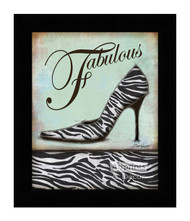 *Zebra Shoe - Framed Art Print