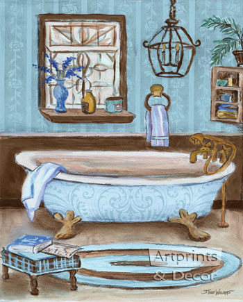 Tranquil Tub I by Todd Williams - Framed Art Print