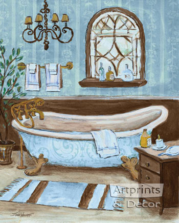 Tranquil Tub II by Todd Williams - Framed Art Print