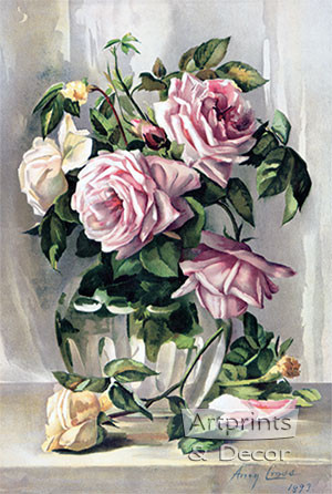 La France Roses by Amy Gross - Framed Art Print
