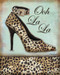 Ooh La La Leopard Shoe by Todd Williams - Framed Art Print