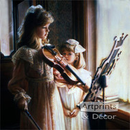 Violin Sisters by Sandra Kuck - Art Print