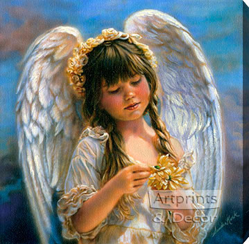 Little Angel by Sandra Kuck - Stretched Canvas Art Print