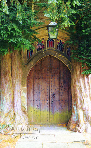Forest Doorway by Sandra Kuck - Framed Art Print