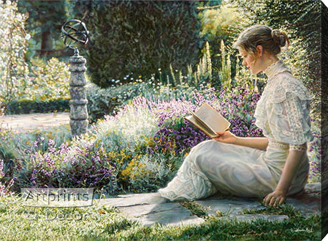 Eleane Garden by Sandra Kuck - Stretched Canvas Art Print