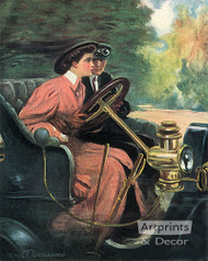 Learning to Drive by Clarence Underwood - Art Print