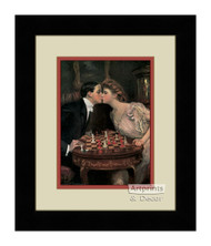 Romantic Checkmate - Framed Art Print