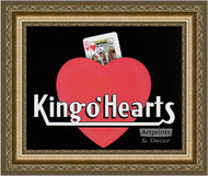 King o' Hearts - Framed Art Print