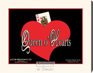 Queen o' Hearts - Stretched Canvas Art Print