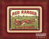 Red Ranger Fox - Art Print