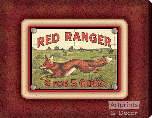 Red Ranger Fox - Stretched Canvas Art Print