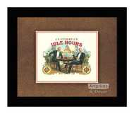 J.V. O'Connell's Idle Hours - Framed Art Print