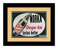 Norka Ginger Ale - Framed Art Print