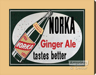 Norka Ginger Ale - Stretched Canvas Art Print