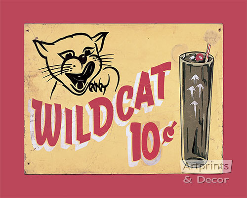Wild Cat - Framed Art Print