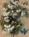 The Flowering Perch by Paul De Longpre - Framed Art Print