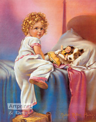 原画『bedtimestory, c.』 Bedtime Story, Art Print at ArtPrintsAndDecor.com