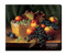 Grapes and Apples In A Basket - Stretched Canvas Print