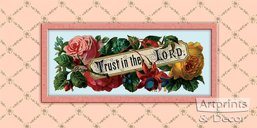 Trust In The Lord - Framed Art Print