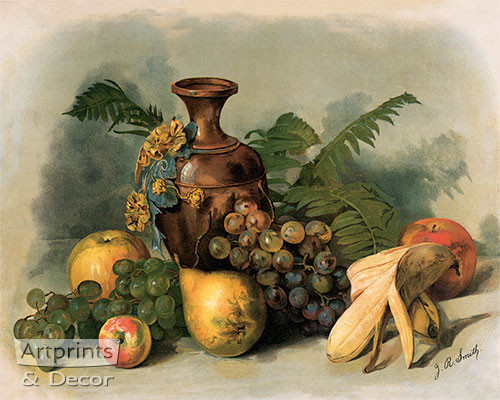 Tropical Fruit Paradise - Framed Art Print