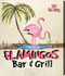 Flamingos Bar & Grill -  Stretched Canvas Art Print