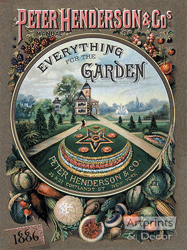 Everything for the Garden 1886 - Framed Art Print