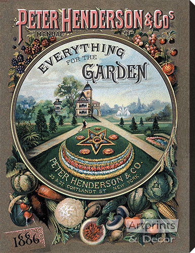 Everything for the Garden 1886 - Stretched Canvas Print