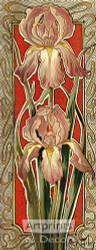 Stylized Lavender Narcissus - Art Print
