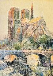 Notre Dame - Art Print