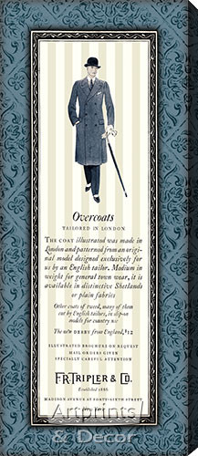 Overcoats - Stretched Canvas Art Print
