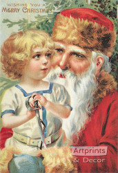 古典 Merry Christmas, Art Print at ArtPrintsAndDecor.com 絵画