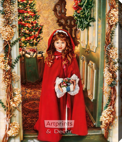 Merry Christmas by Sandra Kuck - Stretched Canvas Art Print
