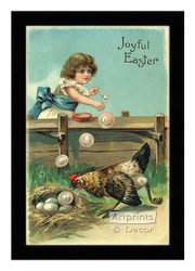 Joyful Easter - Framed Art Print