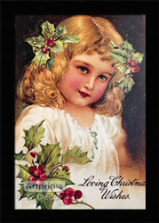 Loving Christmas Wishes - Framed Art Print
