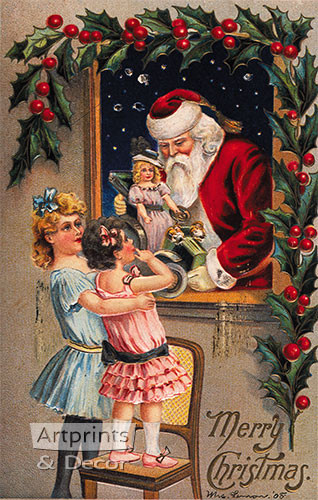 Merry Christmas - Framed Art Print