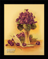 Violets - Framed Art Print