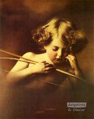 Cupid Asleep by M. B. Parkinson - Art Print