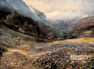 The Mountain Meadow - Art Print