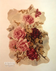 Victorian Roses by Paul de Longpre - Art Print 
