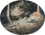 Sleeping Beauty by Louis Icart - Art Print 