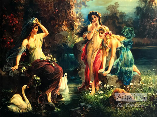 Young Maidens - Art Print